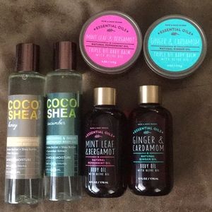 Bath & Body Works oil/ balm bundle
